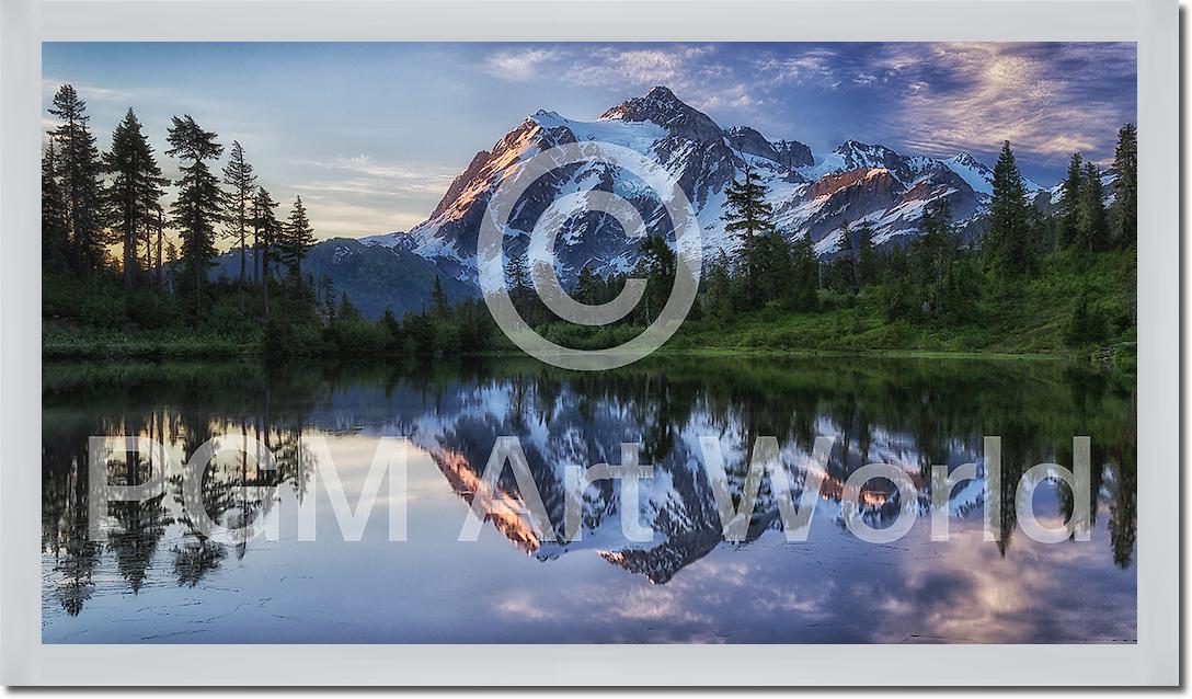 Sunrise on Mount Shuksan von James K. Papp