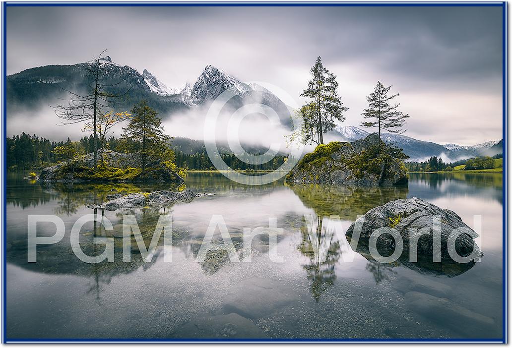 Rainy morning at Hintersee (Bavaria) von Dirk Wiemer