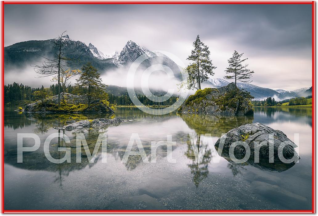 Rainy morning at Hintersee (Bavaria) von Dirk Wiemer