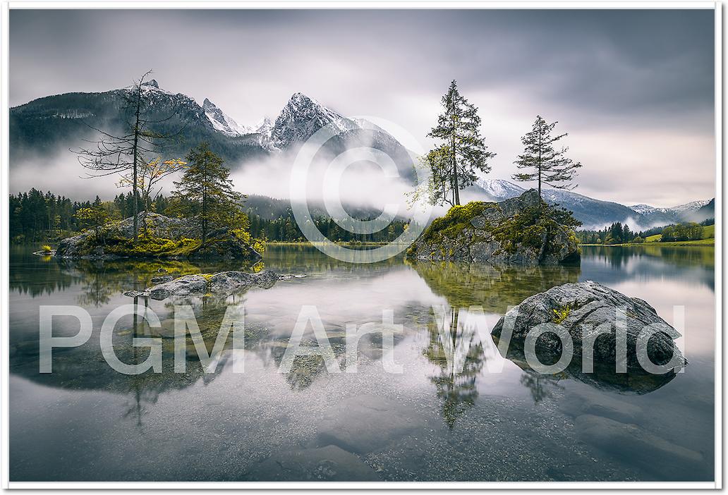 Rainy morning at Hintersee (Bavaria) von Dirk Wiemer