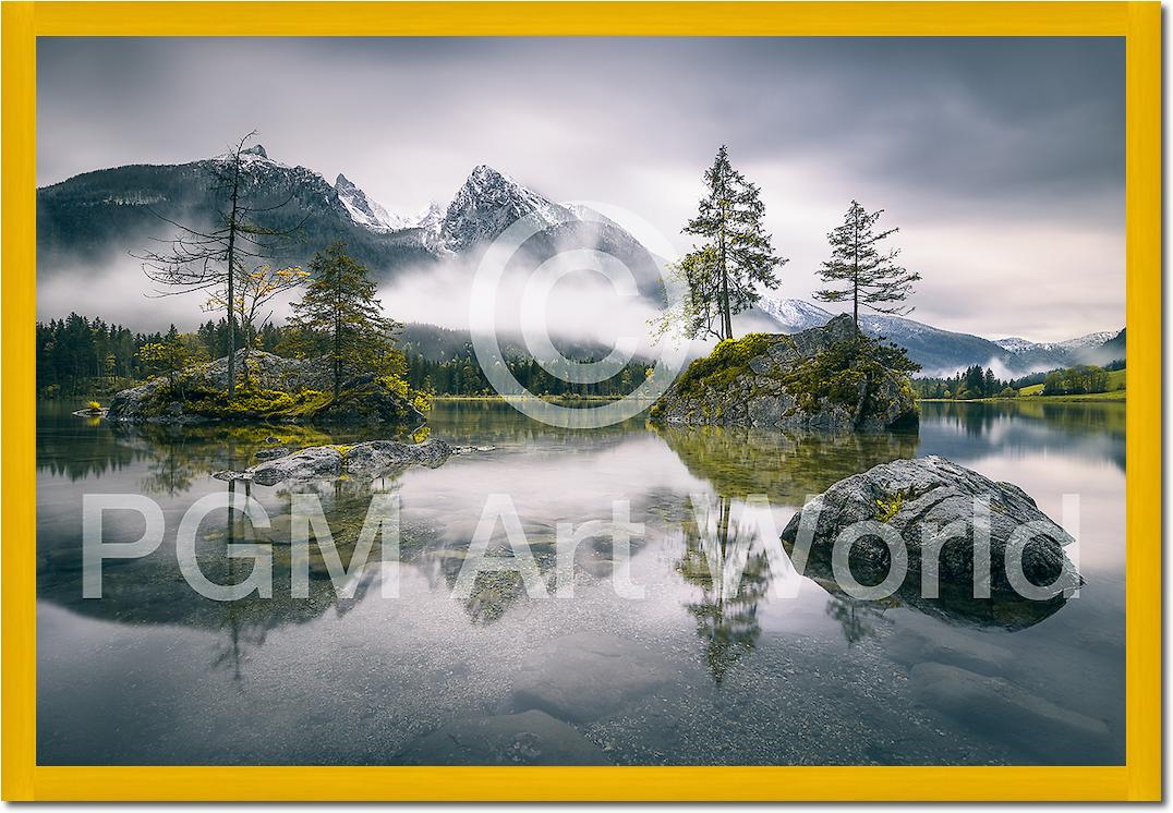 Rainy morning at Hintersee (Bavaria) von Dirk Wiemer