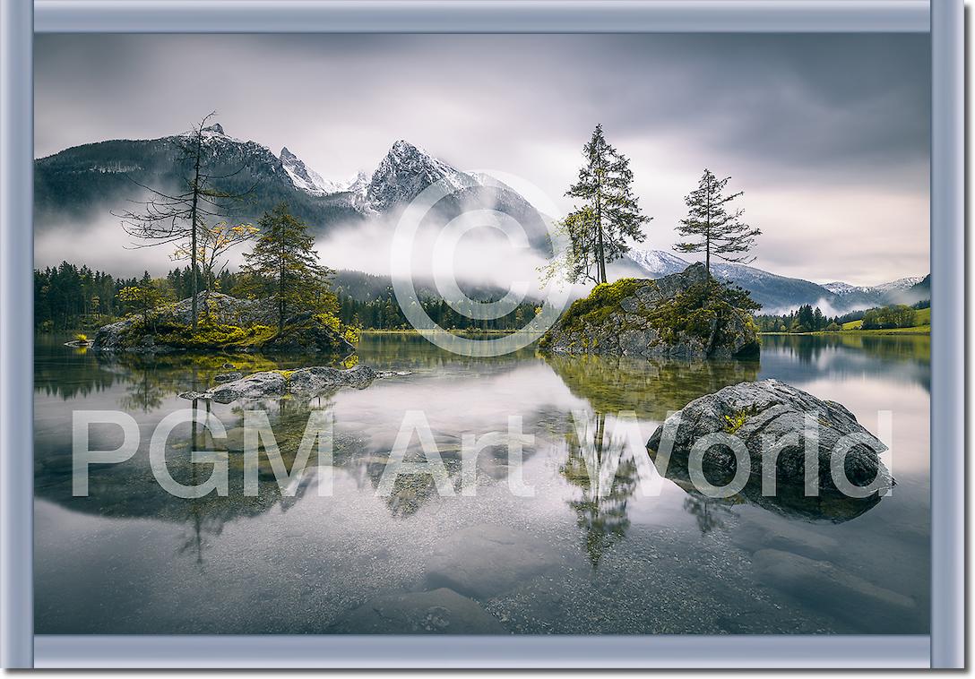 Rainy morning at Hintersee (Bavaria) von Dirk Wiemer