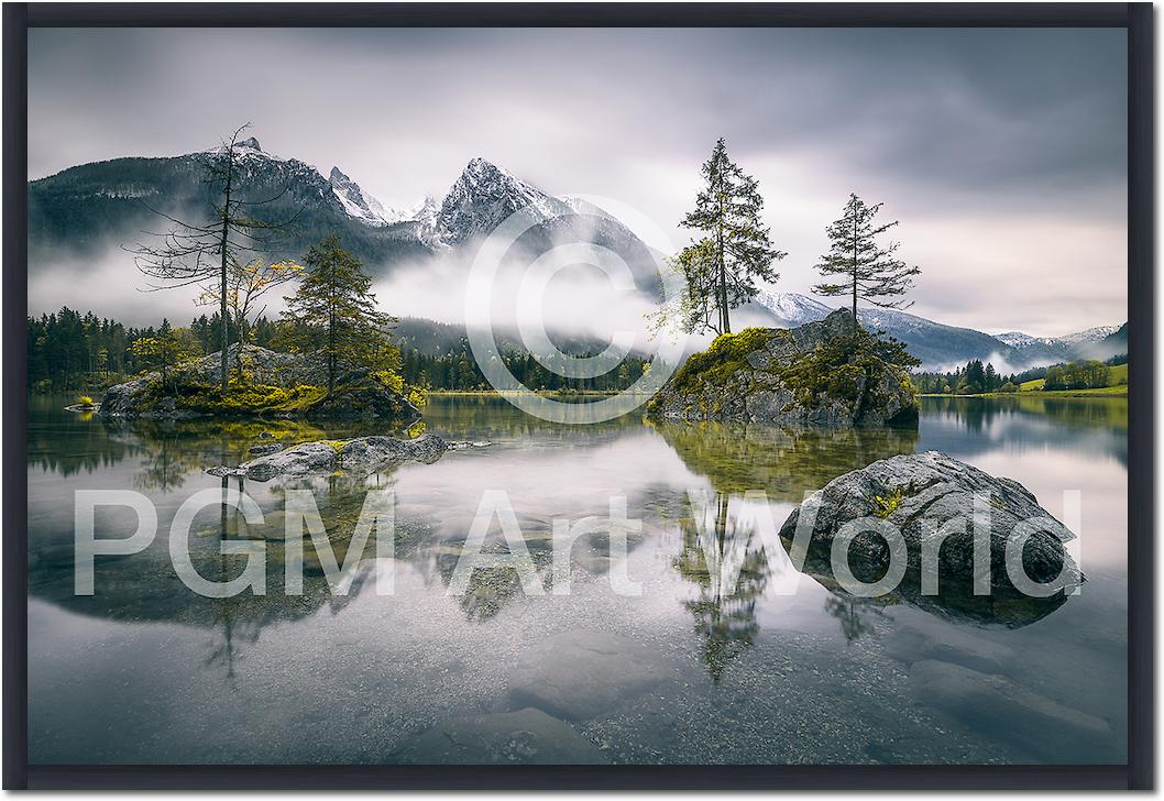 Rainy morning at Hintersee (Bavaria) von Dirk Wiemer