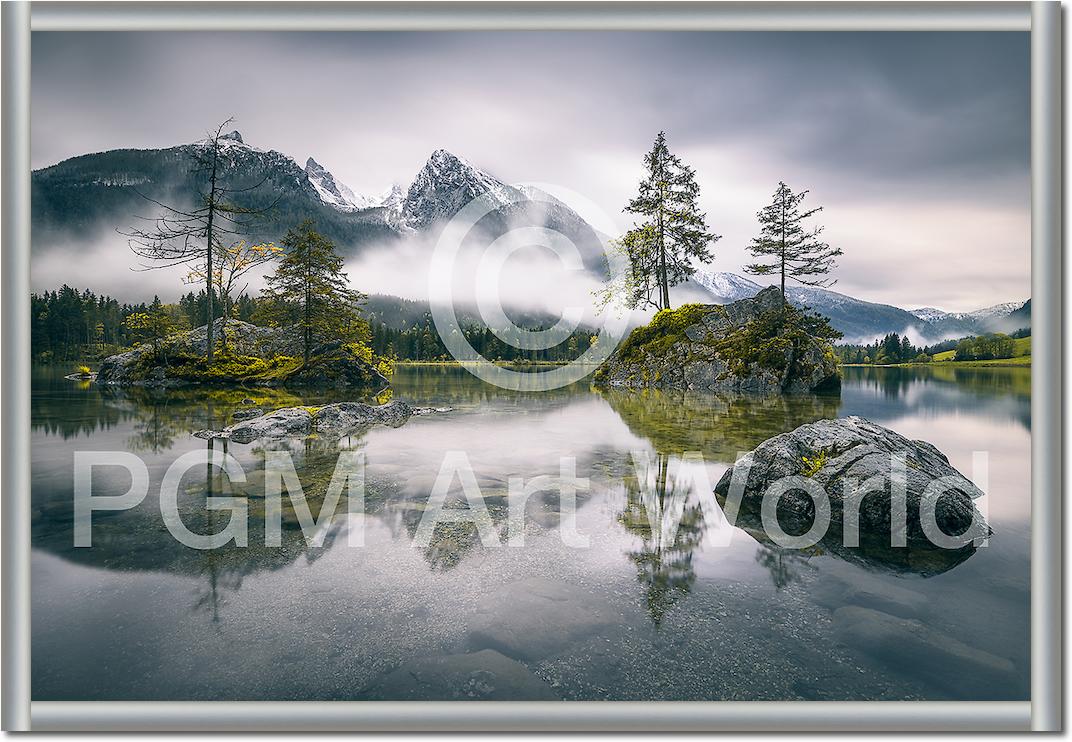 Rainy morning at Hintersee (Bavaria) von Dirk Wiemer