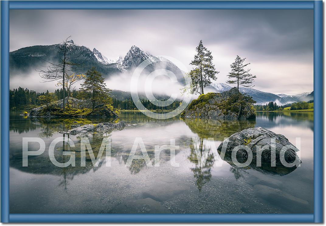 Rainy morning at Hintersee (Bavaria) von Dirk Wiemer