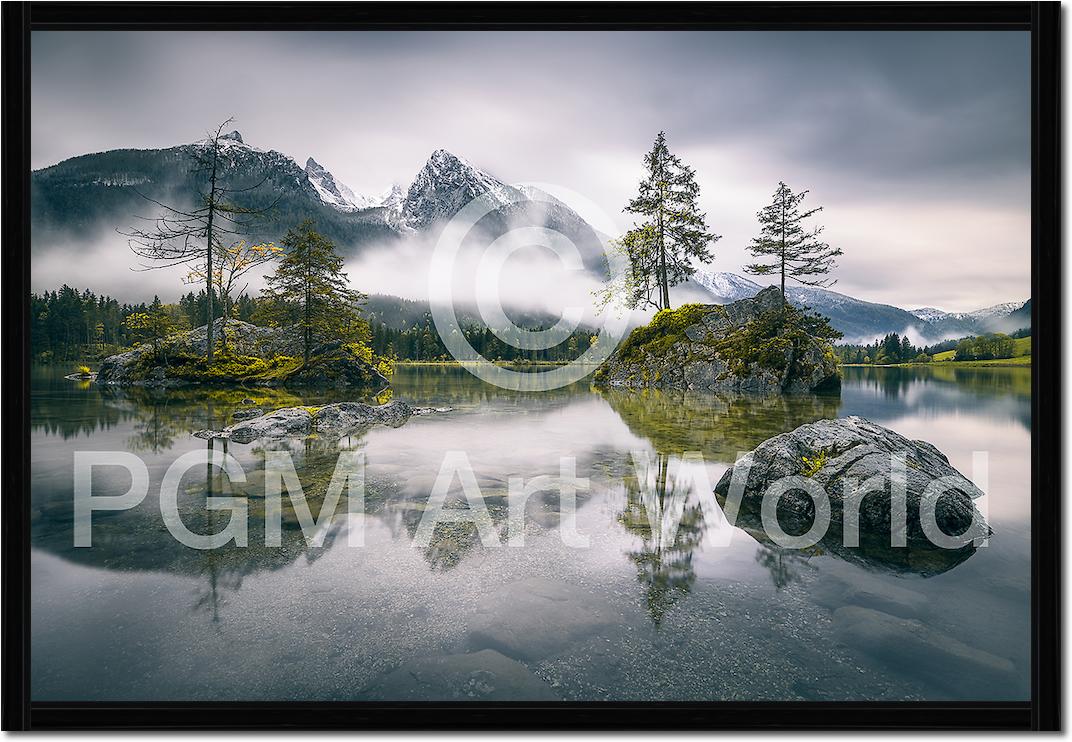 Rainy morning at Hintersee (Bavaria) von Dirk Wiemer