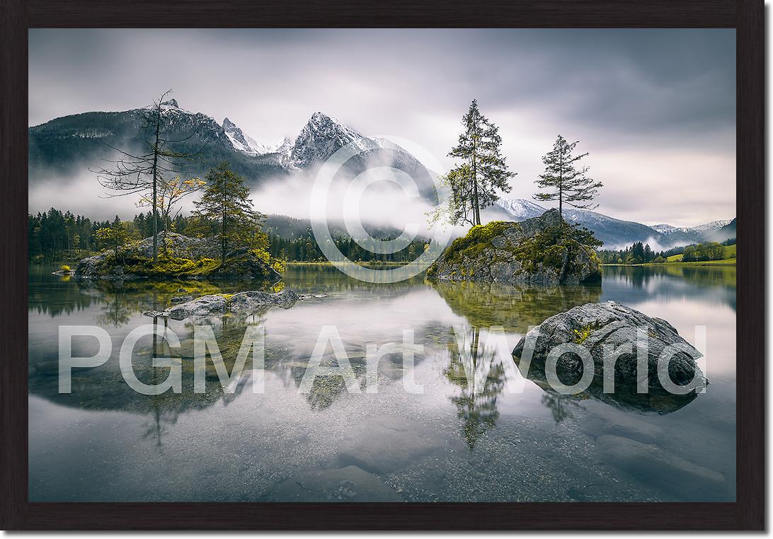 Rainy morning at Hintersee (Bavaria) von Dirk Wiemer