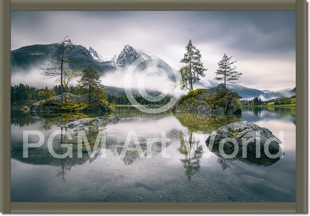 Rainy morning at Hintersee (Bavaria) von Dirk Wiemer