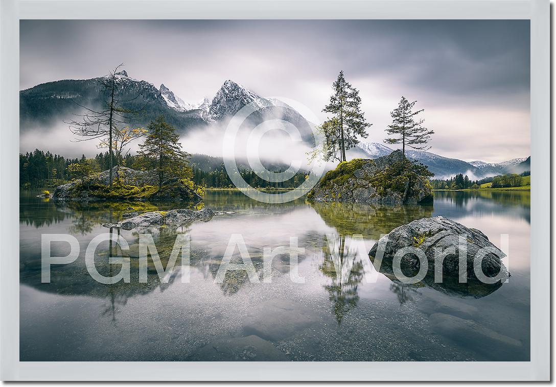 Rainy morning at Hintersee (Bavaria) von Dirk Wiemer