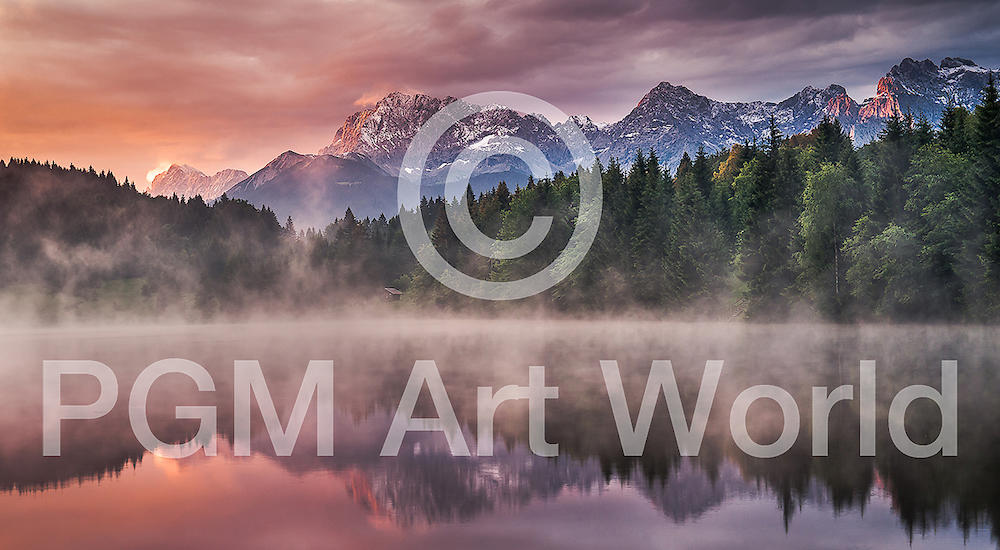 Sunrise at the Lake von Andreas Wonisch